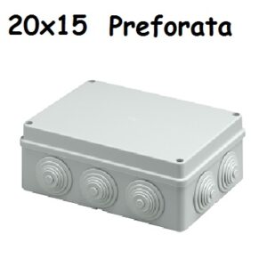 Cassetta 15x20 IP65 C/Gommini